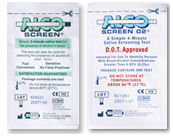 Alco-Screen saliva alcohol employment drug testing kit single.