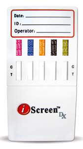 iScreen DX multi panel drug screening testing kits.
