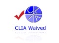 CLIA Waived Product Seal for employee drug testing kit.