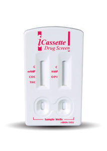 icassette 10panel 41a employee drug test kit