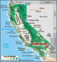 California State drug alcohol testing and screening coverage area.