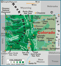 Colorado State drug alcohol testing and screening coverage area.