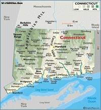 Connecticut State drug alcohol testing and screening coverage area.