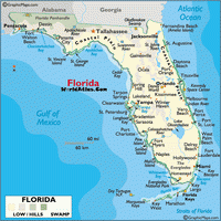 Florida State drug alcohol testing and screening coverage area.