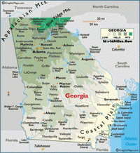 Georgia State drug alcohol testing and screening coverage area.