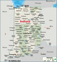 Indiana State drug alcohol testing and screening coverage area.