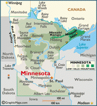 Minnesota State drug alcohol testing and screening coverage area.