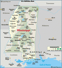 Mississippi State drug alcohol testing and screening coverage area.