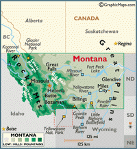 Montana State drug alcohol testing and screening coverage area.