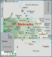 Nebraska State drug alcohol testing and screening coverage area.