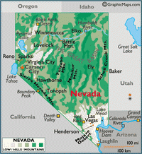 Nevada State drug alcohol testing and screening coverage area.
