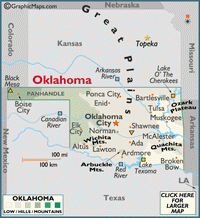 Oklahoma State drug alcohol testing and screening coverage area.