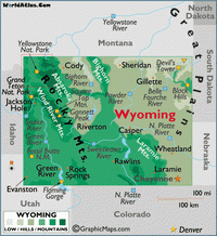 Wyoming State drug alcohol testing and screening coverage area.